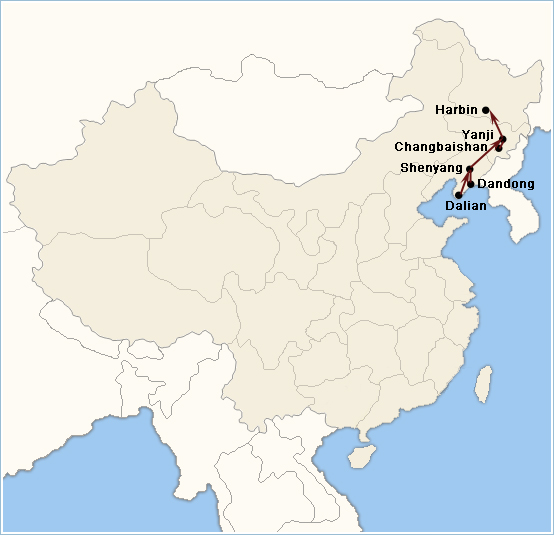 Reise nach Nordost-China